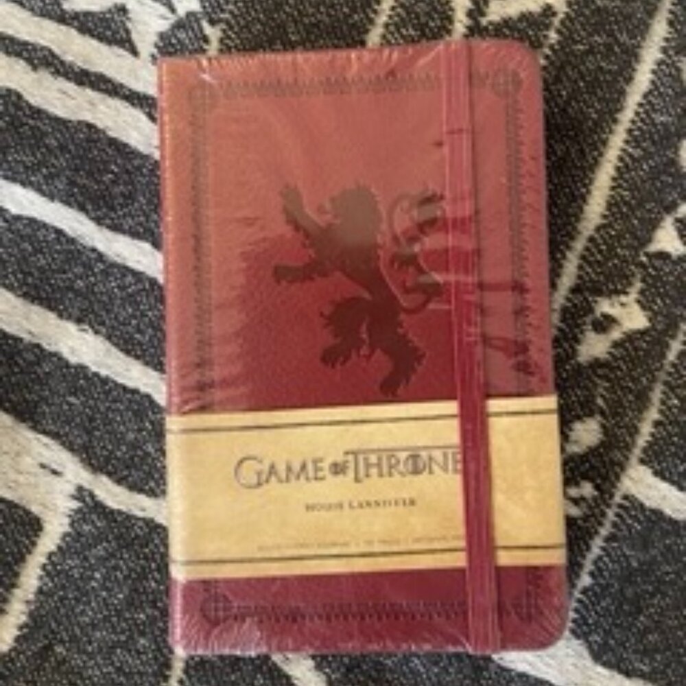 ($6) Game of Thrones: House Lannister Ruled Pocket Journal